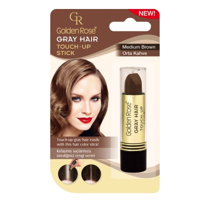 GOLDEN ROSE Gray Hair Touch-Up Stick 03 Medioum Brown 5.2g